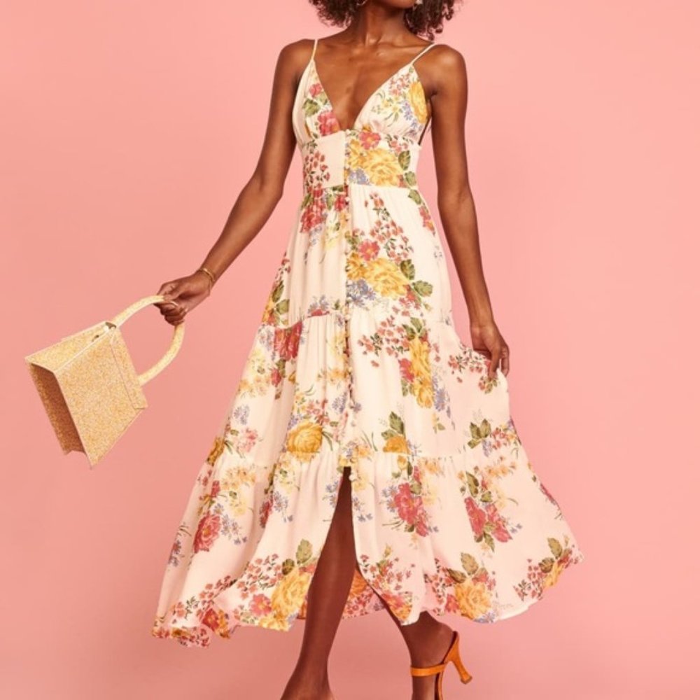 Reformation Jaden Dress in Bouquet